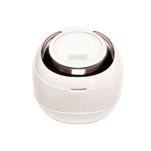 45kHz Ultrasonic Retainer Cleaner Machine, 200ML Denture Cleaner, 4 Modes with Digital Timer Mouth(White)