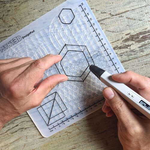 3D Pen + 10 Color PLA + DesignPad Mat Kit(White) 1