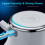 Garlic Chopper, Mini Food Processor, USB Rechargeable Mini Chopper, Powerful Garlic Crusher(White) 3