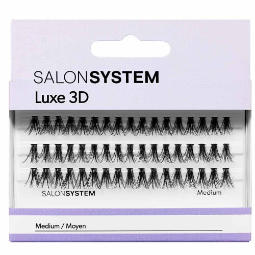 Salon System Luxe 3D Medium Individual Lashes