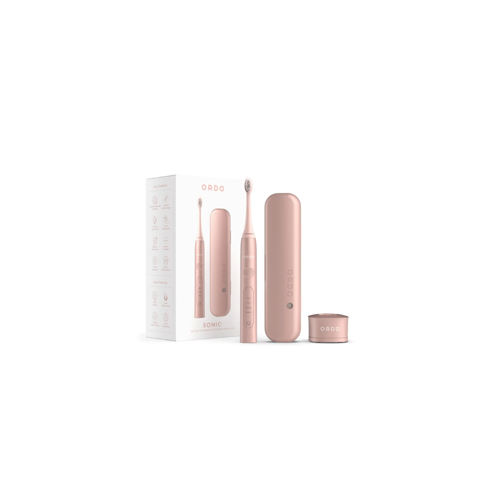 Ordo Rose Gold Sonic+ Electric Toothbrush & Travel Case - Image 4
