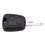 Car 2-Button Key Shell Remote Control Key Shell with Key Embryo for  106 107 206 207 306 307 406 407 7