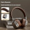 Cuffie Over-Ear Classiche Studio DJ Stereo  5.3 Cuffie Retrò Wireless Touch Control Auricolari di Tipo C 10