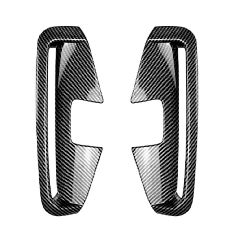 Car Front Bumper Splitter Spoiler Canards Fog Trim For 4 Series G22 G23 M Sport 2020+ Carbon Fiber Light 4713422019036