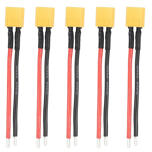 XT60 Male Cables Power Extension Cables Lithium Battery Cables Battery Cable