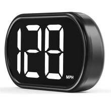 Car HUD   Display, X2 GPS Tachimetro, Tachimetro Digitale MPH con LED Caratteri Grandi, Collega e Usa, per Tutte Le Auto