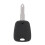 Car 2-Button Key Shell Remote Control Key Shell with Key Embryo for  106 107 206 207 306 307 406 407 4