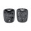 Car 2-Button Key Shell Remote Control Key Shell with Key Embryo for  106 107 206 207 306 307 406 407 6