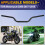 Schwarzer Motorradlenker für  Z900 2020-2024 3