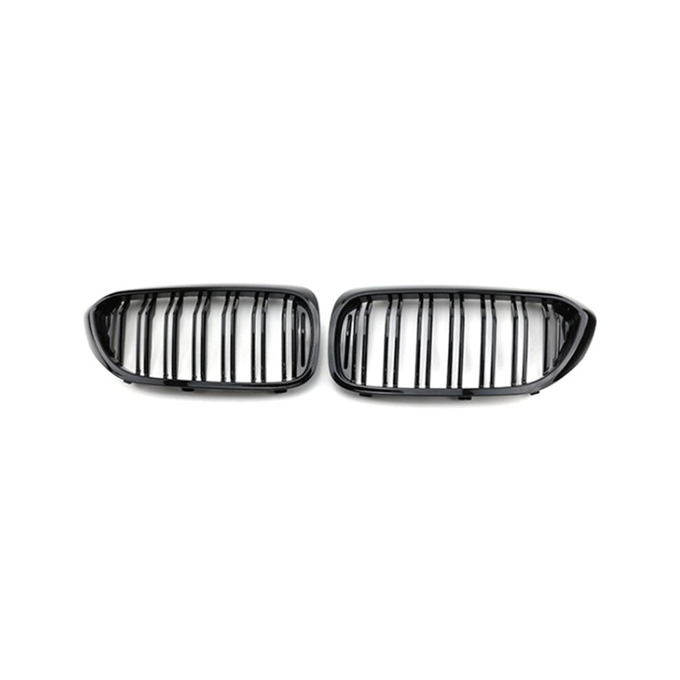 Car Double Slat Front Bumper Grille For 5 G30 G31 G38 530I 540I 2018-20120 Middle Grille Light 4711823436360
