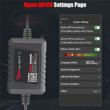 BA100 12V Tester per Batteria Auto Monitor 4.0 Monitor Assistente per Batteria Auto