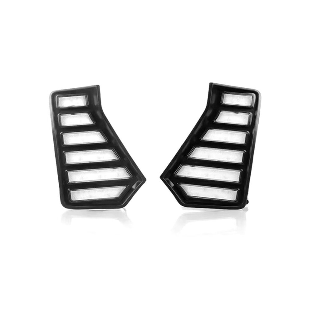 2Pcs Car Daytime Running Lights Grille Air Intake Cover Drl Flowingt Turn Signals Lamps For Tacoma 2024 6032760139885