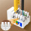 10PCS Cat6 Jack, Ethernet Punch Down Connector, Wall Adapter 90-Degree Module Coupler, Compatible Cat5/5e/6 3