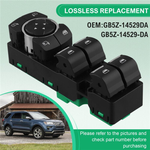 Power Window Control  for  Explorer 2016-2019 Accessories Replace GB5Z-14529DA GB5Z-14529-da 2