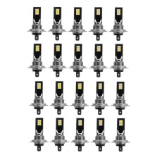 20 Pièces H7 12SMD LED Ampoule Antibrouillard Canbus Conversion 1000LM 6000K Lumière Blanche Sans Erreur Ampoule Canbus Ampoule Antibrouillard Avant