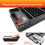 Battery Storage Organizer Holder with Tester Battery Case Box Holders with Battery Checker for AAA AA C D 9V 1