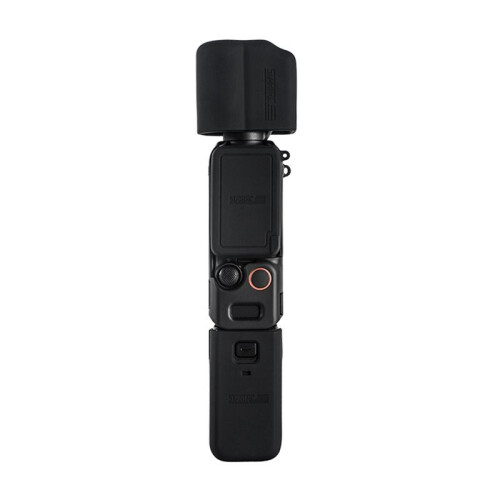 STARTRC Silicone Protective Cover for  Osmo Pocket 3 Anti-Scratch Threaded Handle Protective for Pocket 3 Accessory Black 1