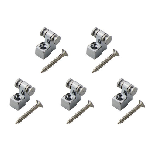 Electric Guitar  Bearing String Buckle Guitar Rolling Tree Retainer String Lock Roller String Guide Silver