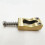 10,8 mm Elgitarr Kalebassbro Mässing Brosadel Vibrato Brosadel 6-Strängad Gitarrsadel Silver 8
