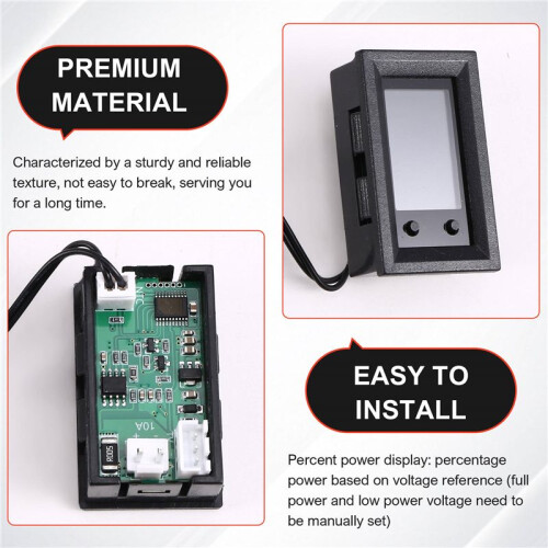 100V 10A Voltmeter Ammeter KWS Power  Meter LED Digital  Wattmeter 9-in-1 Multi-Function Measuring Instrument