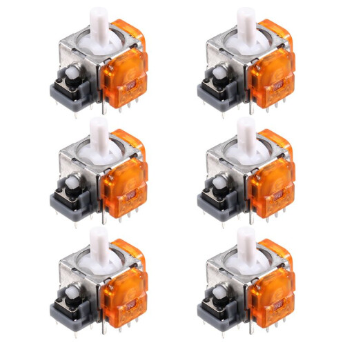 6 Pezzi TMR Joystick Elettromagnetico per  PRO Gamepad TMR Joystick 3D Analog Thumb Stick Controller 1