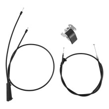Car Hood Release Cables and Handle Set for Cooper R55 R56 R57 R58 R59 2007-2015 51232751378 51237148865 51237149591