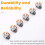 6 Pezzi TMR Joystick Elettromagnetico per  PRO Gamepad TMR Joystick 3D Analog Thumb Stick Controller 5