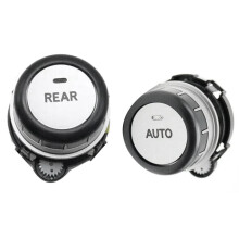 1Pair Car Air Conditioner AUTO+Rear Control Knob for Land Prado LC150 10-17 55904-60180 5590460190