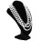 Lunga collana di perle artificiali Accessori per gioielli  per ragazza Flapper Suit 1920s 2