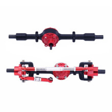 Metall-Vorder- und Hinterachsen-Set für WPL C14 C24 C34 C44 B14 B24 1/16 RC Car Upgrades Teile ZubehöR, Schwarz