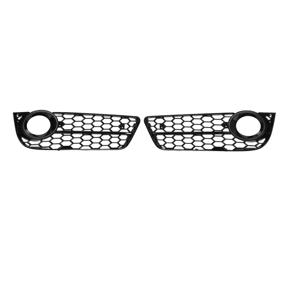 Gloss Fog Grille Pair A5 08-11 Black/Light 7444352637829