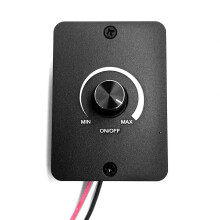 RV Dimmerschalter 12V 60W Schwarz 70x50x30mm PWM