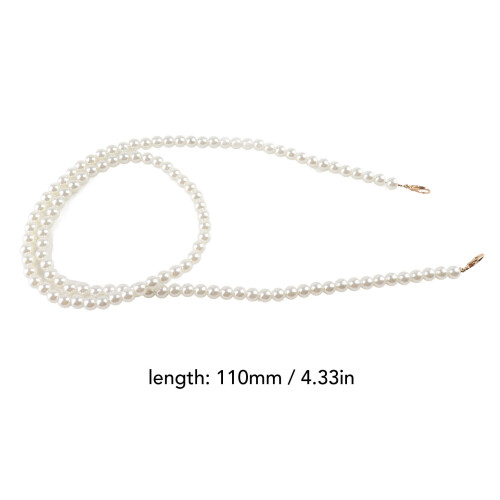 110 cm Perlen-Tragekette, 10-mm-Perlen, für Taschen 1