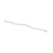 Manico corto a catena di perle da 40 cm – Chiusura in lega durevole per borse & portafogli