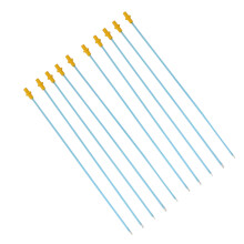 50 Stück PVC-Inseminationsstäbe 15,7 Zoll blau Einweg