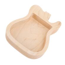 Scatola porta plettri in legno d'acero, compatta 119x99,6x31 mm per conservazione e allenamento