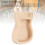 Caja de púas con forma de guitarra de madera de arce 119x99.6x31mm 6