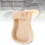 Caja de púas con forma de guitarra de madera de arce 119x99.6x31mm 5
