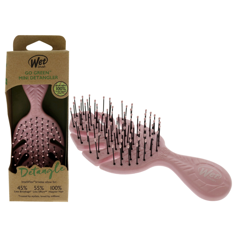 Nassbã¼Rste Green/Pink Wet Brush By Wet Brush Go Mini Detangler - Pink(D0102hhykl2.)