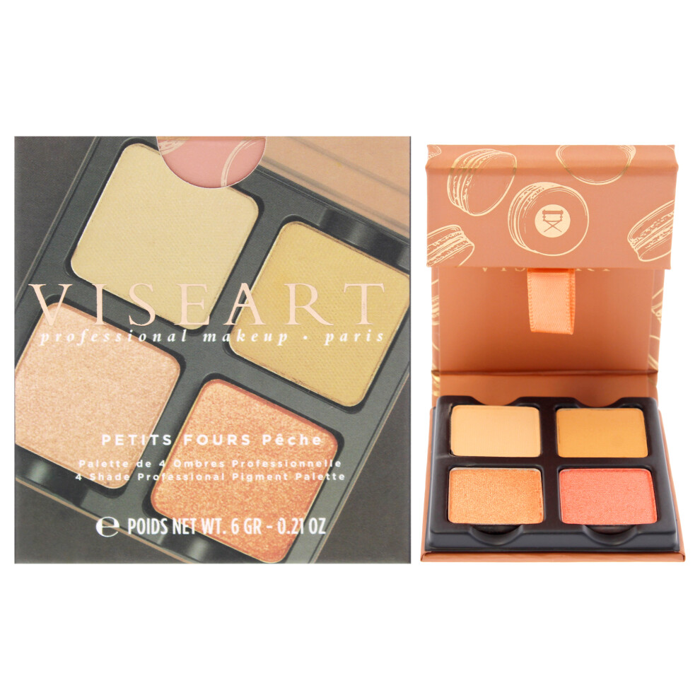 Viseart Paris Peach Petits Fours Eyeshadow Palette 0.21 Oz