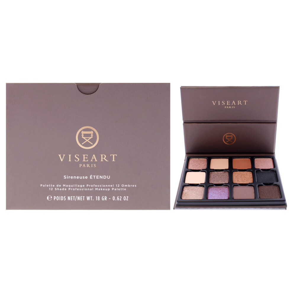 Viseart Paris Visepro 12 Shade Eyeshadow Palette Sireneuse 0.62 Oz