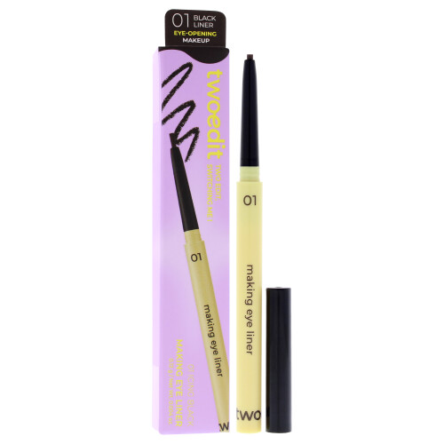 Making Eyeliner - 01 Icing Black af Two Edit til kvinder - 0,004 oz eyeliner 2