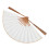 2Pièces Éventails Chinois Pliables Bambou Papier Pour Déco Mariage 1