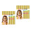 Crayons Corps Kit Portable Durables 6