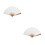 2Pièces Éventails Chinois Pliables Bambou Papier Pour Déco Mariage 9