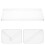 5Pièces Couverture Clavier Claire Pour Pièce Portable Et Bureau 11