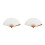 2Pièces Éventails Chinois Pliables Bambou Papier Pour Déco Mariage 4