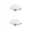 2Pièces Éventails Chinois Pliables Bambou Papier Pour Déco Mariage 7