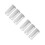 6Pièces Adaptatrices Aluminium Légères Argent 6