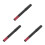 3Pièces Rouge Mat Portable Couleur Tenue Durable 6